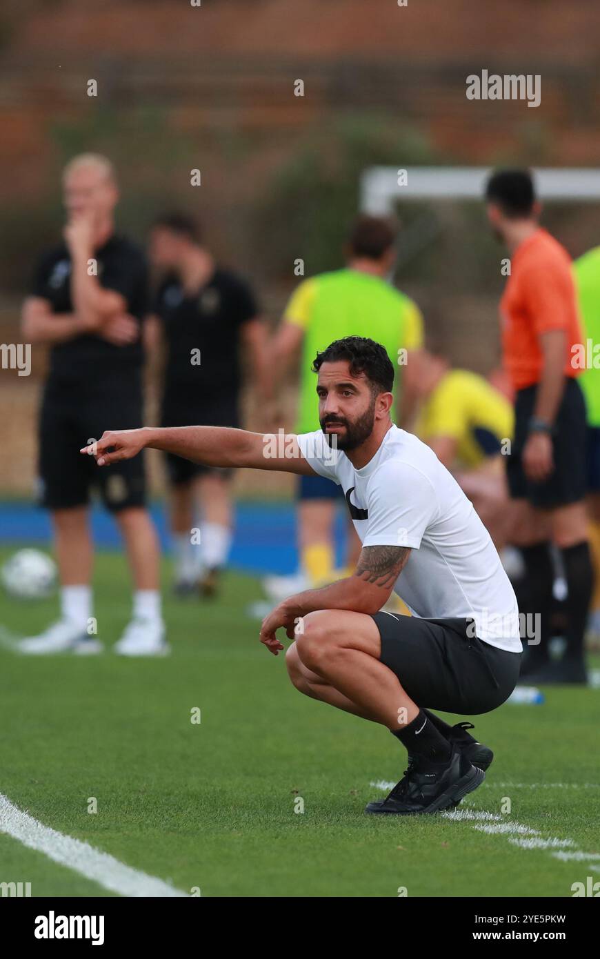 Lagoa, 07/13/2022 - lo Sporting ha ospitato la Royale Union SG stasera, a Estádio da Belavista, durante il training camp pre-stagionale nell'Algarve Ruben Amorim; (Carlos Vidigal Jr./Global Images) Credit: Atlantico Presse Lda/Alamy Live News Foto Stock