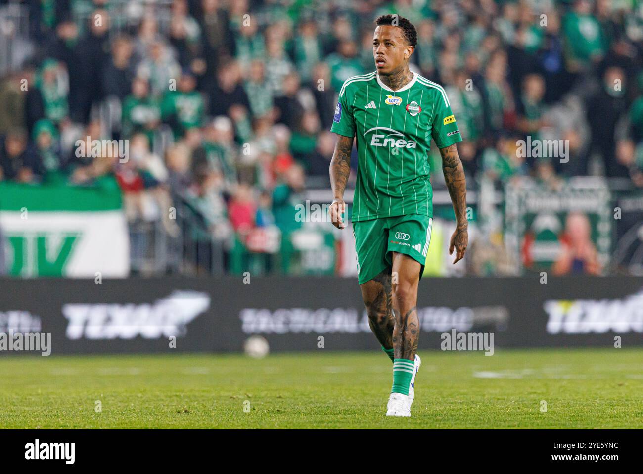 Luizao ha visto durante la partita PKO BP Ekstraklasa tra squadre di Radomiak Radom e Puszcza Niepolomice allo Stadion Miejski im. Braci Czachorow (Maciej Rogo Foto Stock