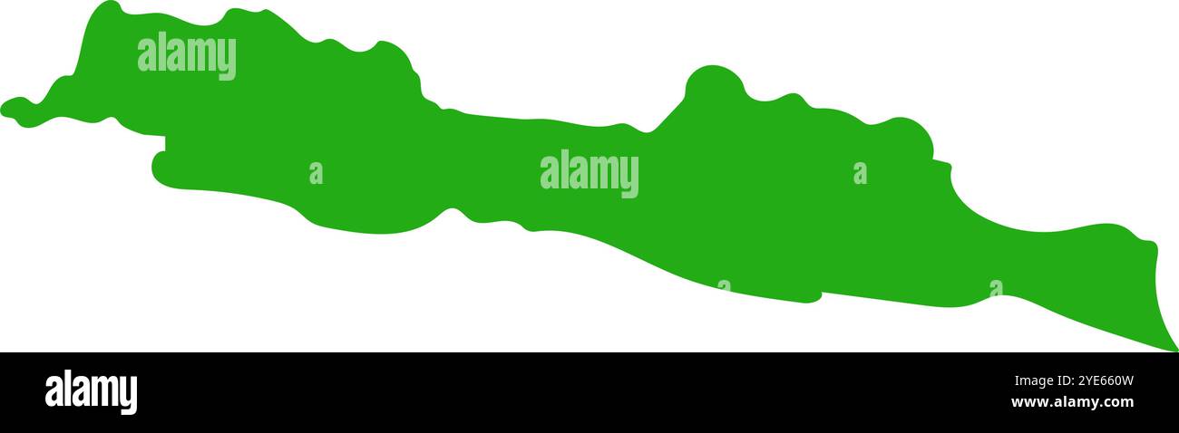 Icona mappa Java semplice. Vettore modificabile. Illustrazione Vettoriale