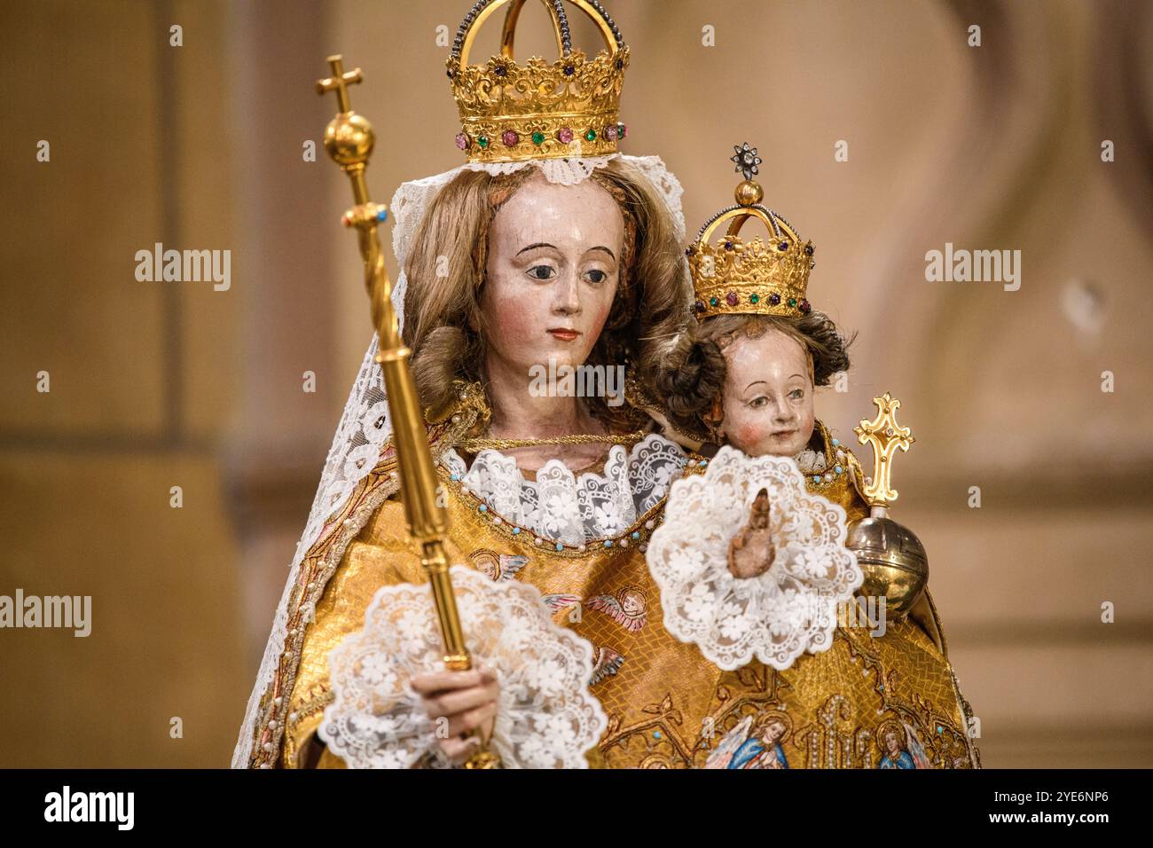 Nostra Signora del Lussemburgo (conforto degli afflitti). Notre-Dame de Luxembourg (Cattedrale di Notre-Dame in Lussemburgo). Foto Stock