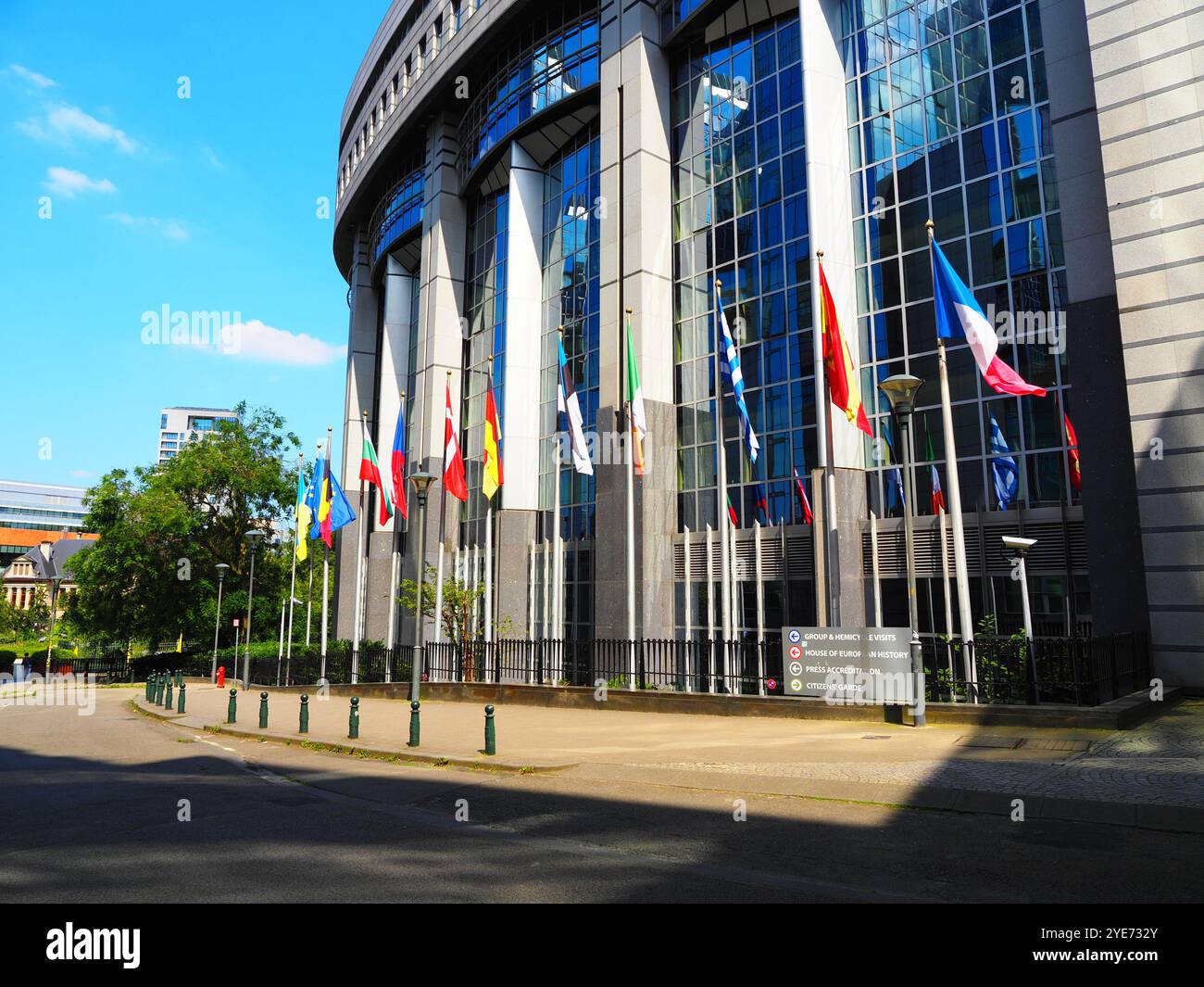 Unione europea, quartiere europeo, Bruxelles, Belgio Foto Stock