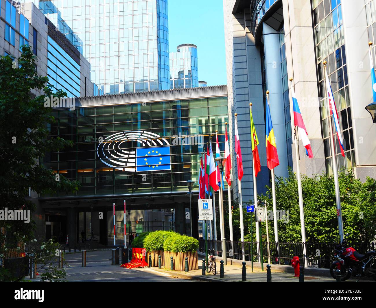 Unione europea, quartiere europeo, Bruxelles, Belgio Foto Stock