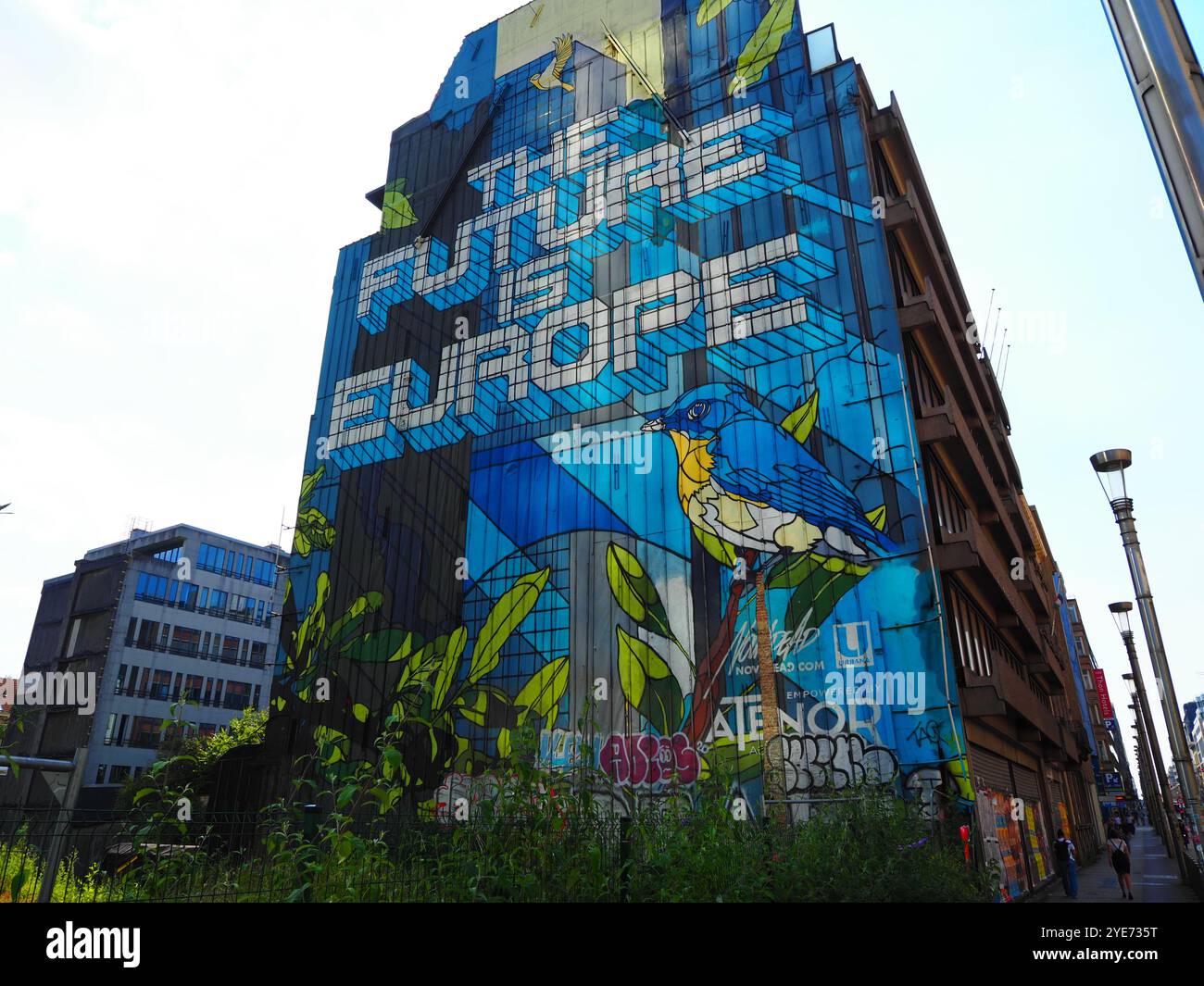 Unione europea, quartiere europeo, Bruxelles, Belgio Foto Stock