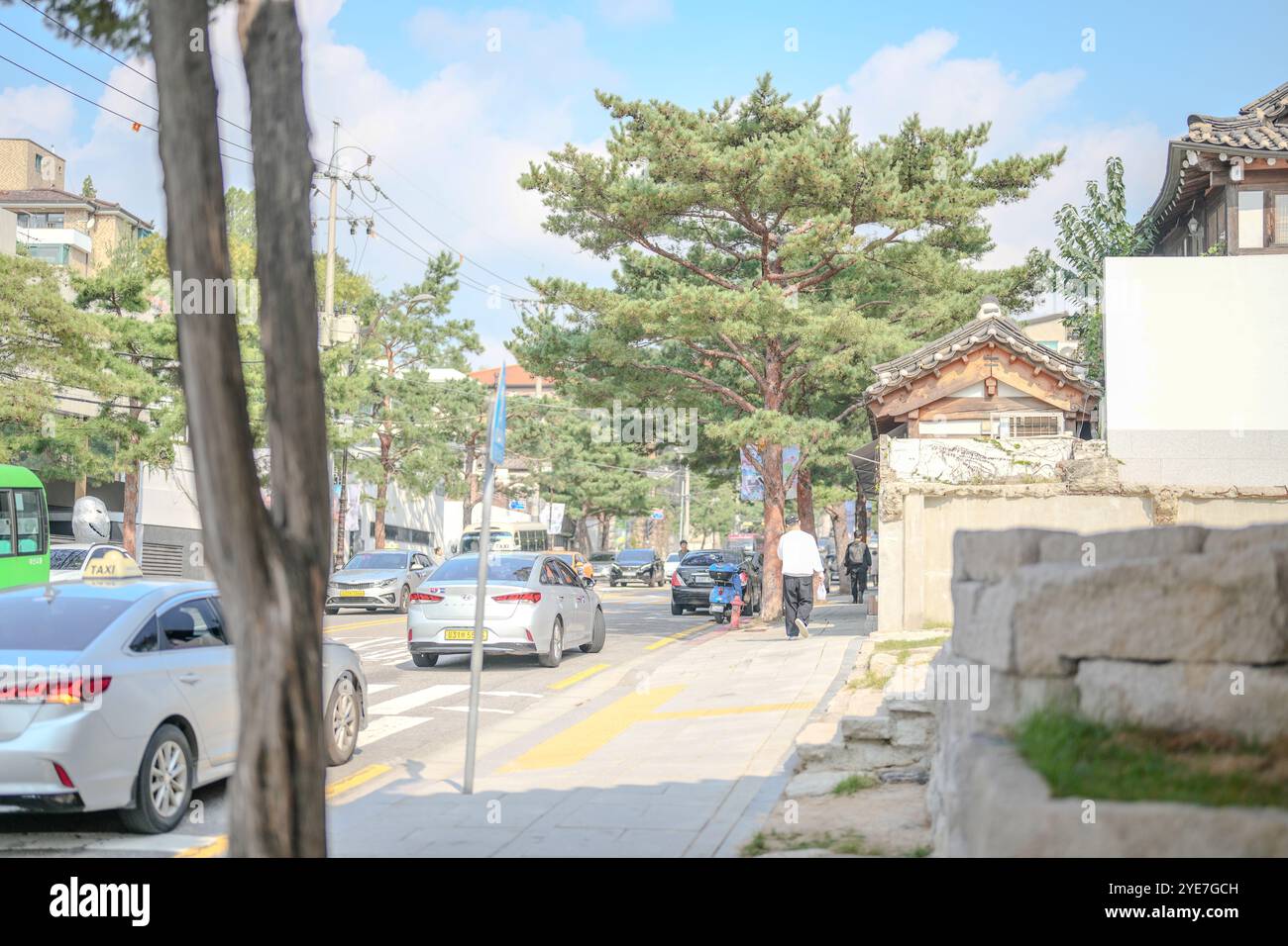 11 ottobre 2024. Strade pubbliche intorno a Gyedong-gil, Jongno District, Seoul, Corea del Sud. Foto Stock