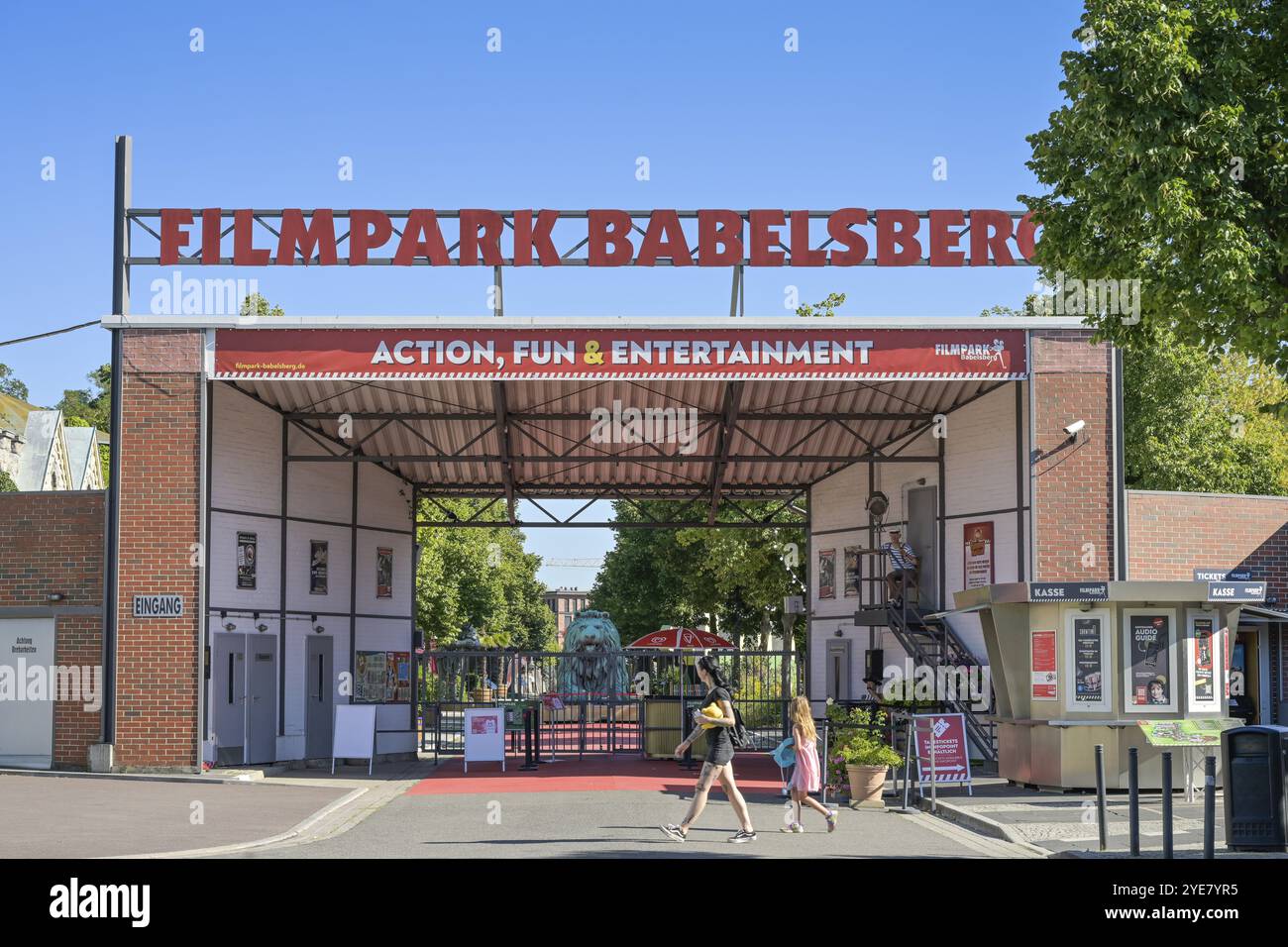 Filmpark Babelsberg, Grossbeerenstrasse, Potsdam, Brandeburgo, Germania, Europa Foto Stock