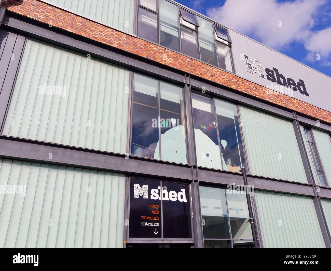 M Shed, Museum of Bristol History, Princess Wharf, Bristol, Inghilterra, Regno Unito, GB. Foto Stock