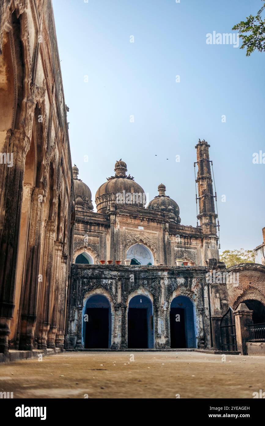 Rovine della Residenza a Lucknow, in India, la residenza del generale residente britannico che era un rappresentante alla corte del Nawab Foto Stock