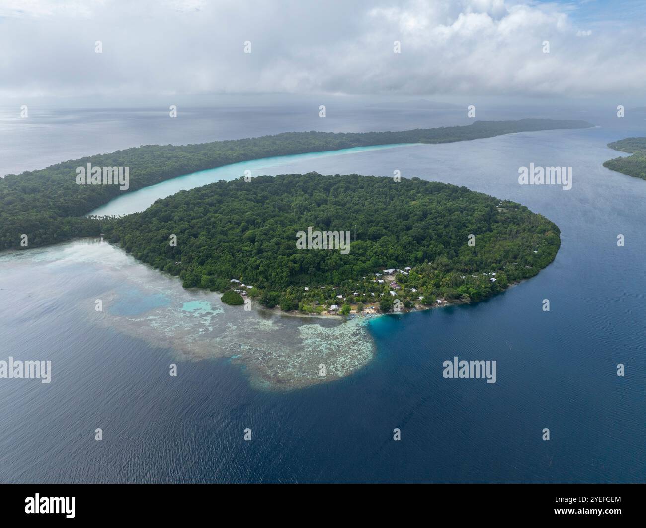 Marovo Lagoon, Isole Salomone Foto Stock