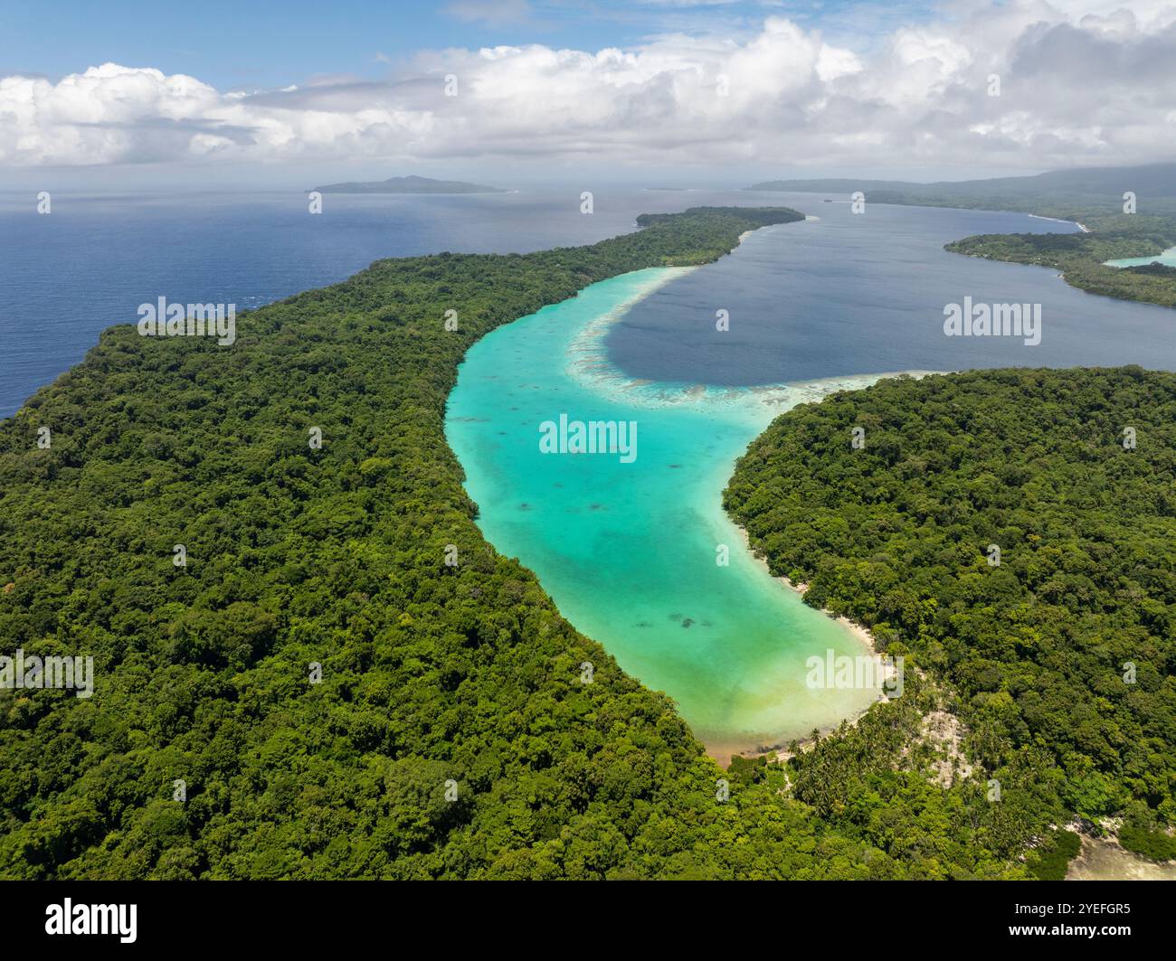 Marovo Lagoon, Isole Salomone Foto Stock