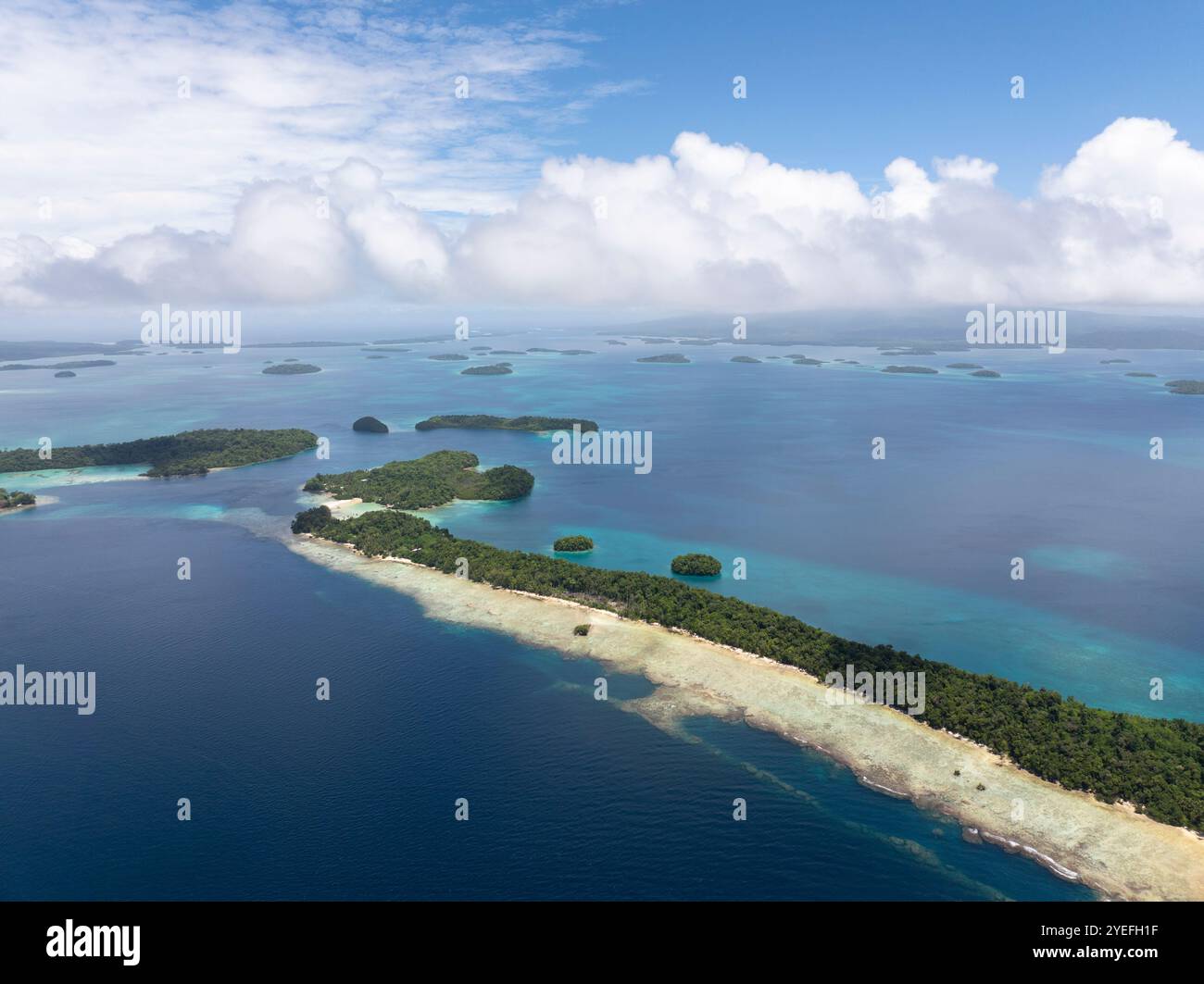 Marovo Lagoon, Isole Salomone Foto Stock