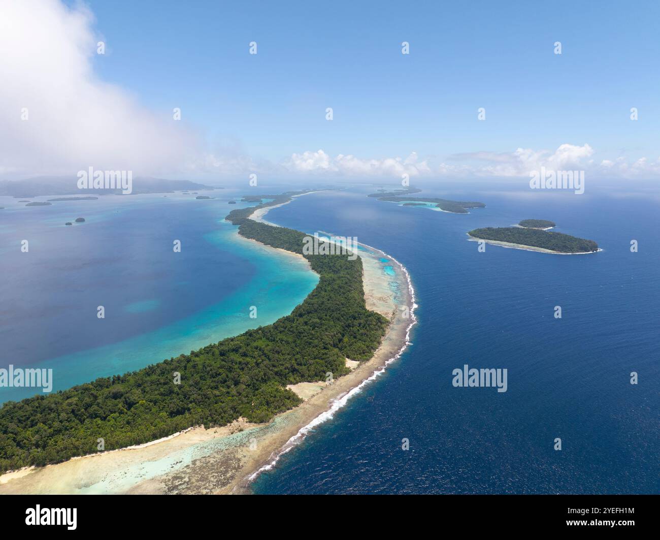 Marovo Lagoon, Isole Salomone Foto Stock