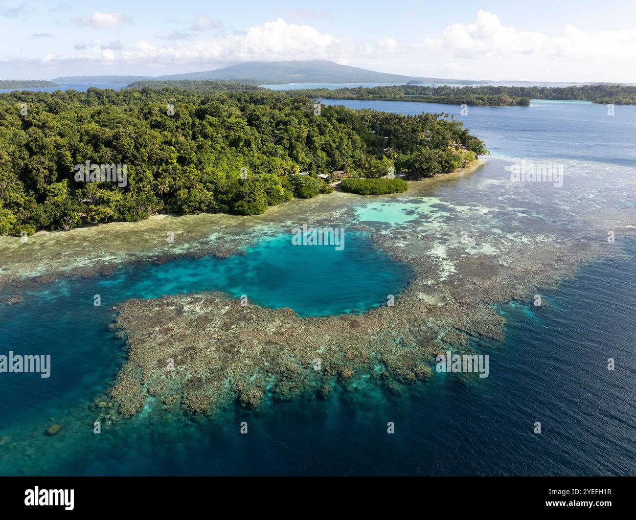 Marovo Lagoon, Isole Salomone Foto Stock