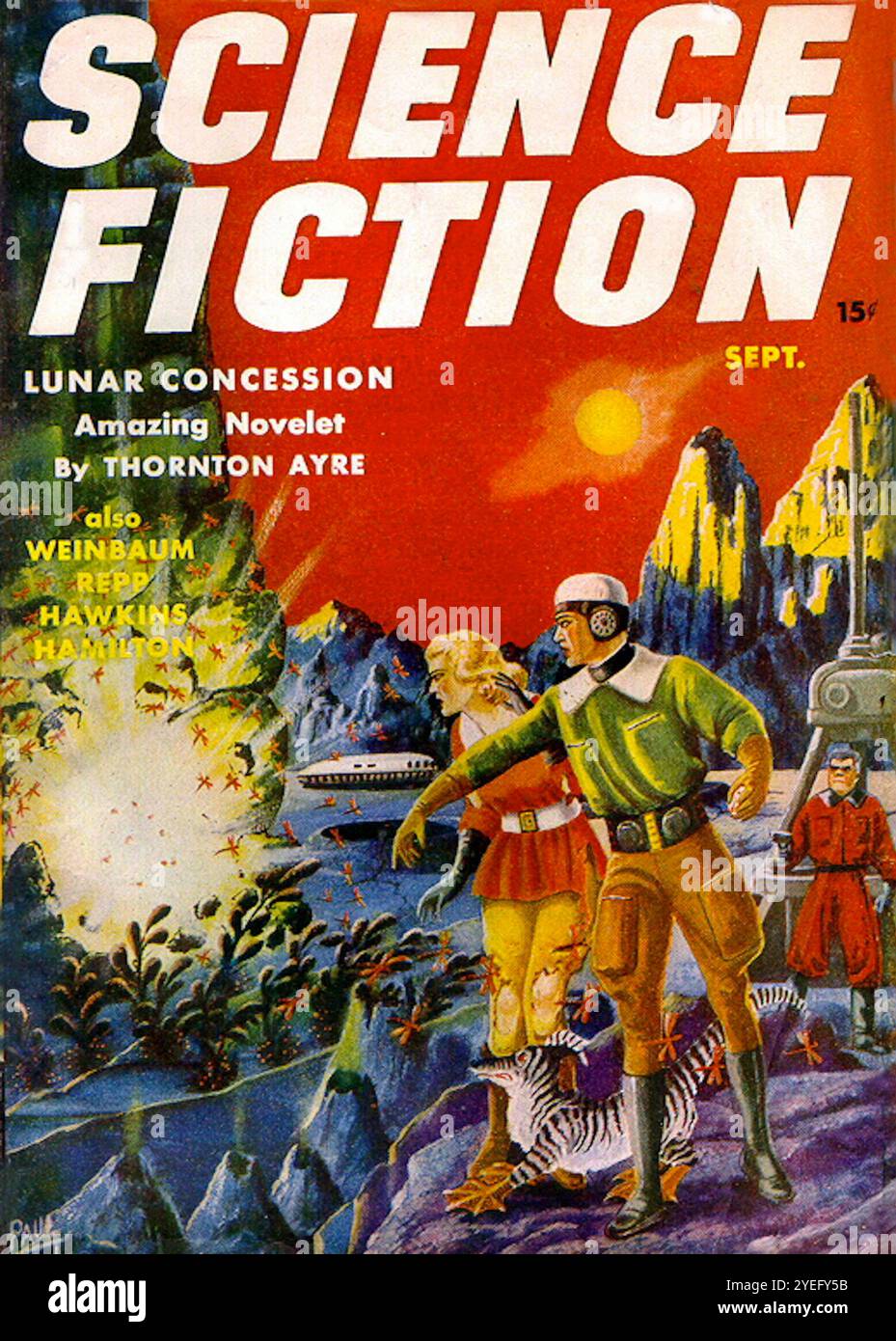 La fantascienza # 12 settembre 1941. Foto Stock