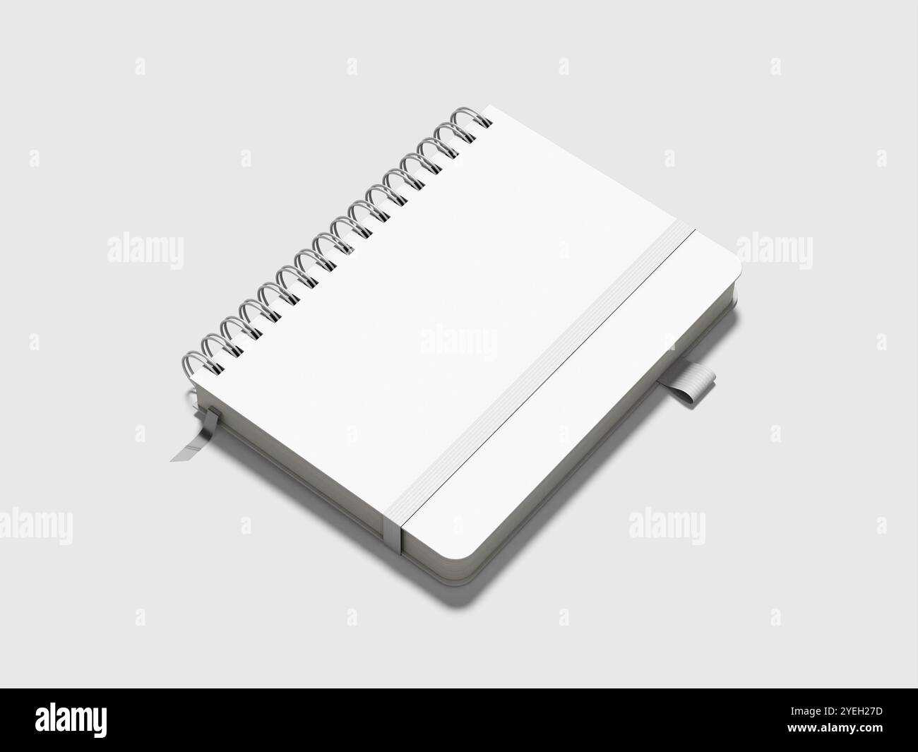 Mockup Pianificatore a spirale Foto Stock