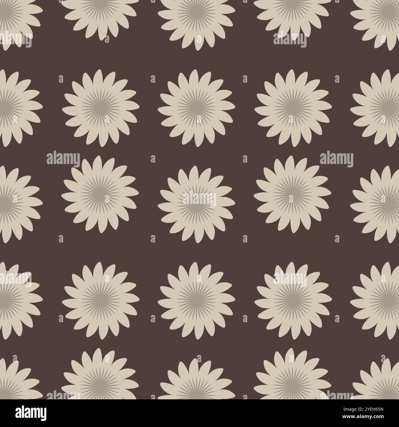 Elegante motivo floreale senza cuciture vettoriale. Illustrazione Vettoriale