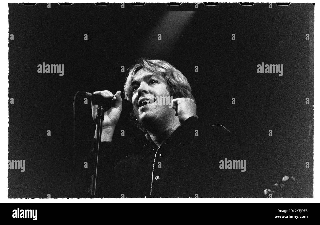 Gyllene Tider, Återtåget -96, durante un concerto al castello di Finspång, in Svezia, il 26 luglio 1996. Foto Stock