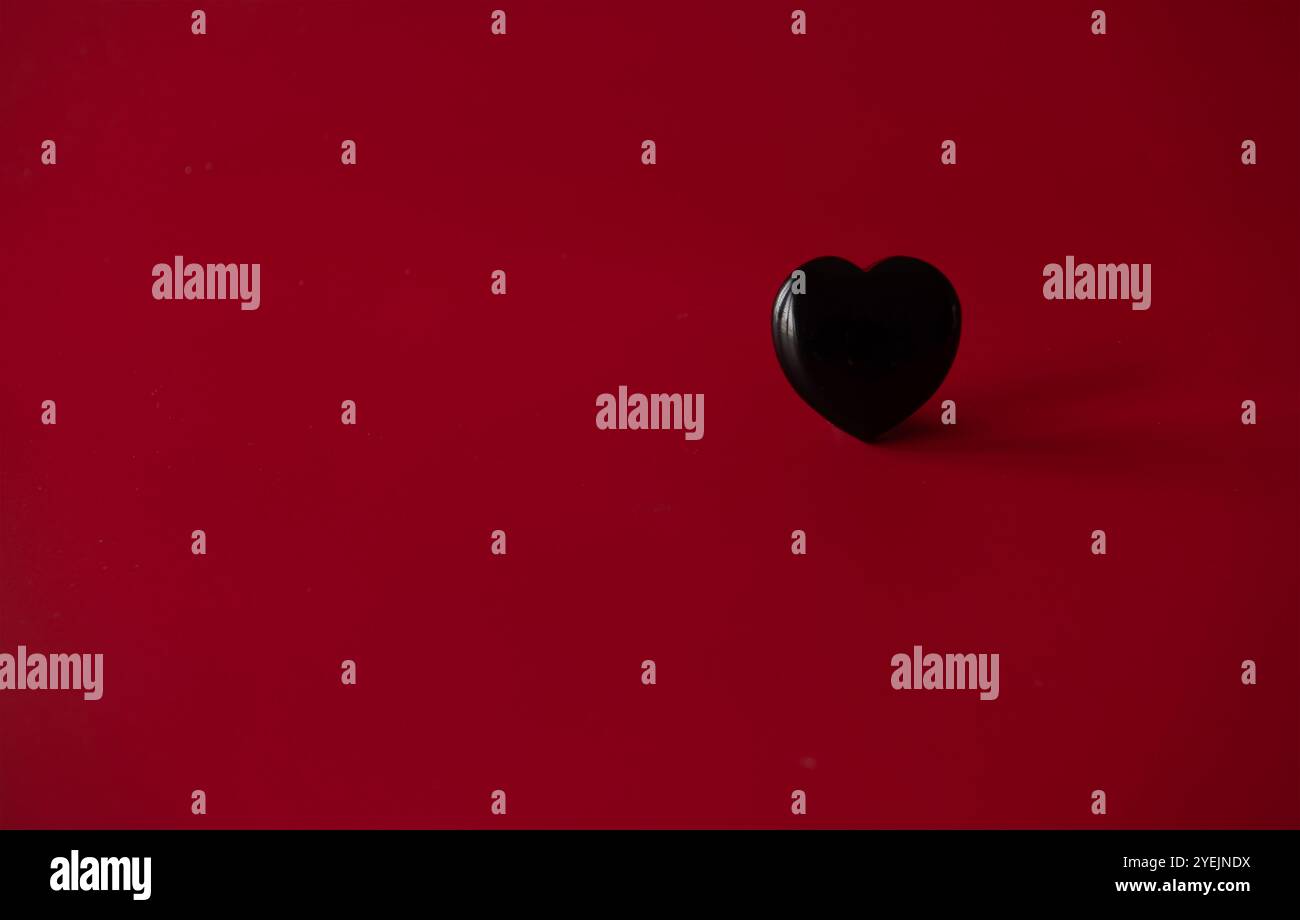 cuore rosso iphone sfondo nero