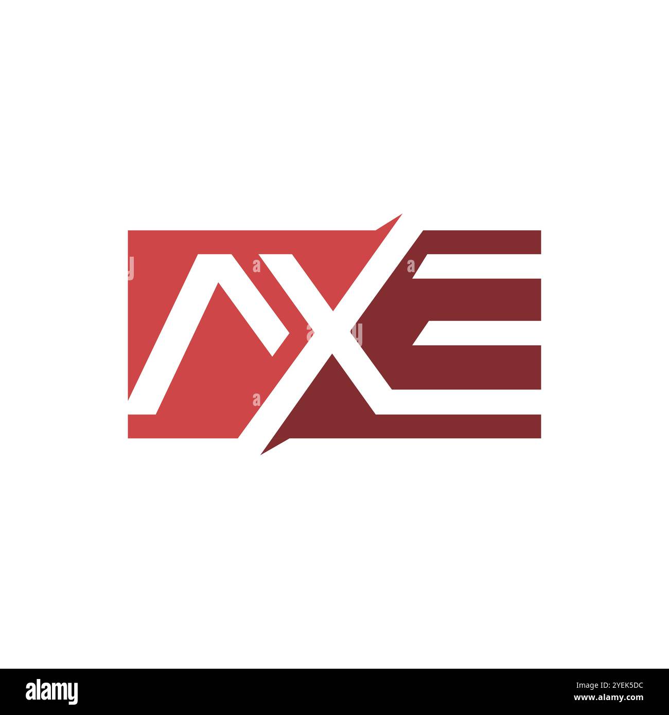 Logo AXE Letter iniziali del design logo AXE Typography logo. Monogramma logo ASSO tipografia per il business tecnologico e il marchio immobiliare Illustrazione Vettoriale