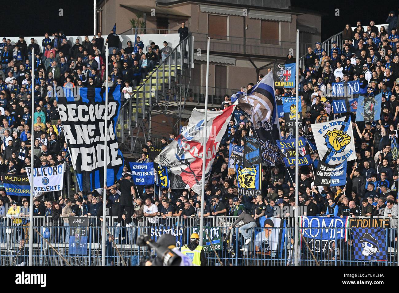 30 ottobre 2024, stadio Carlo Castellani, Empoli, Italia; serie A EniLive Football; Empoli contro l'Internazionale Milan; tifosi dell'Inter Foto Stock