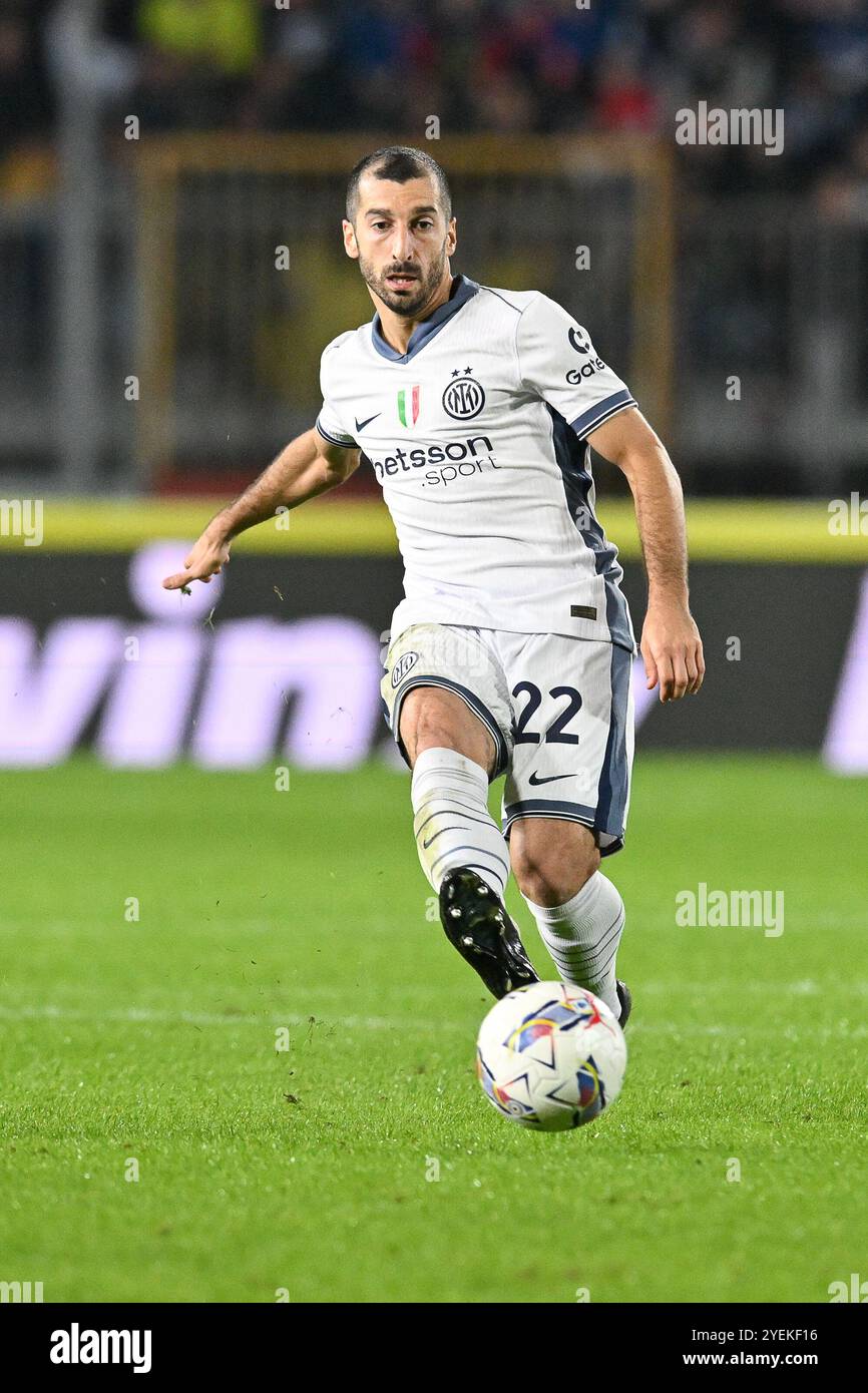 30 ottobre 2024, stadio Carlo Castellani, Empoli, Italia; serie A EniLive Football; Empoli contro l'Internazionale Milan; Henrikh Mkhitaryan del FC Inter Foto Stock