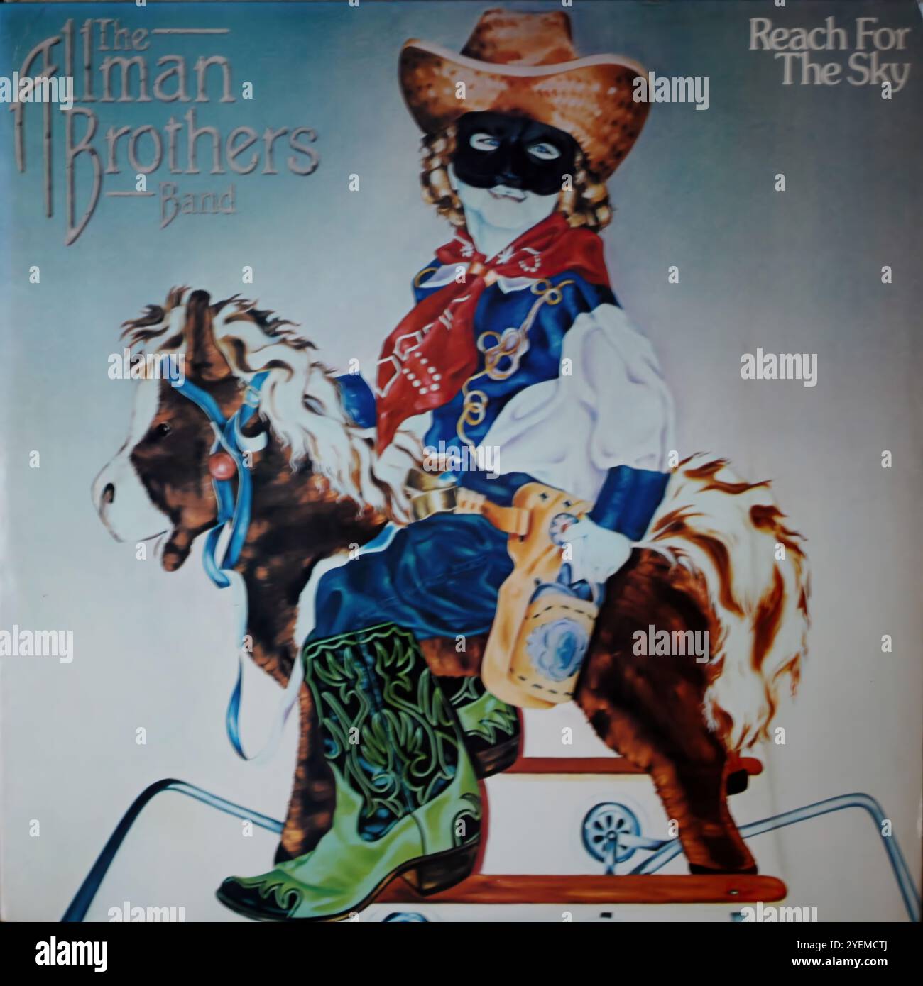 The Allman Brothers Band - Reach for the Sky - copertina originale in vinile Foto Stock