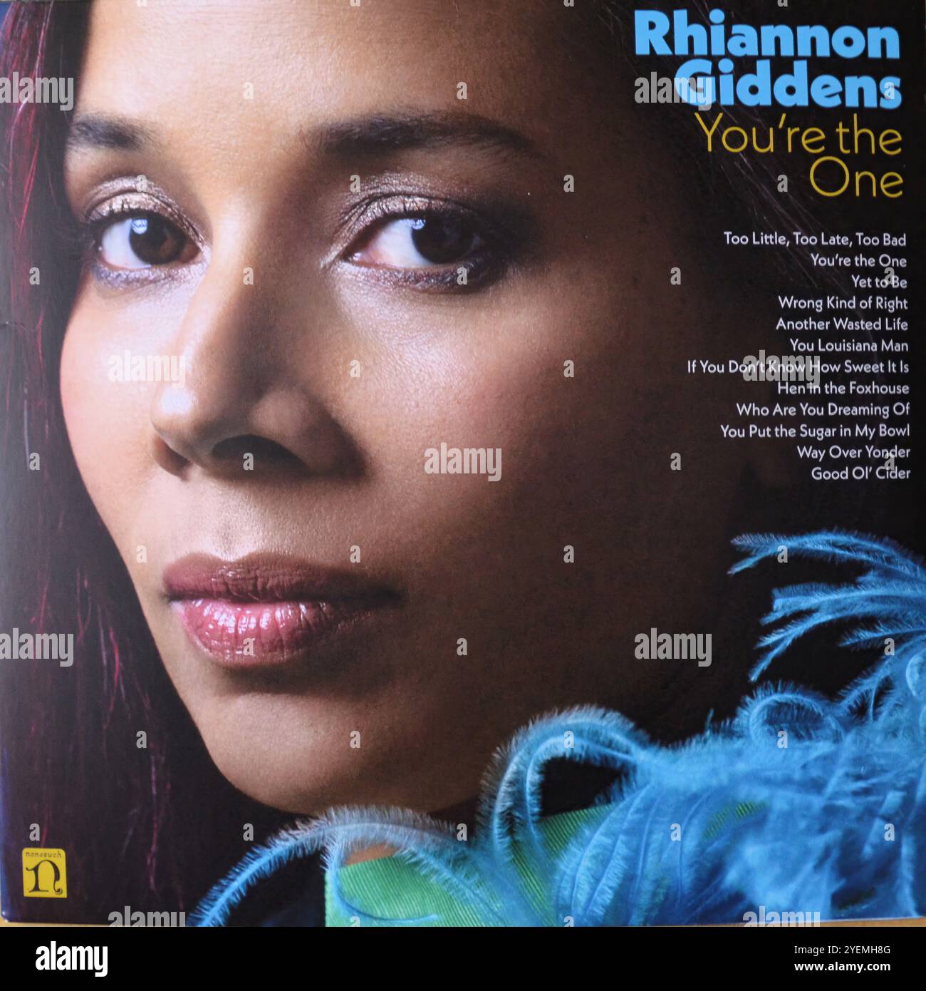 Rhiannon Giddens - You're the One - copertina originale in vinile Foto Stock