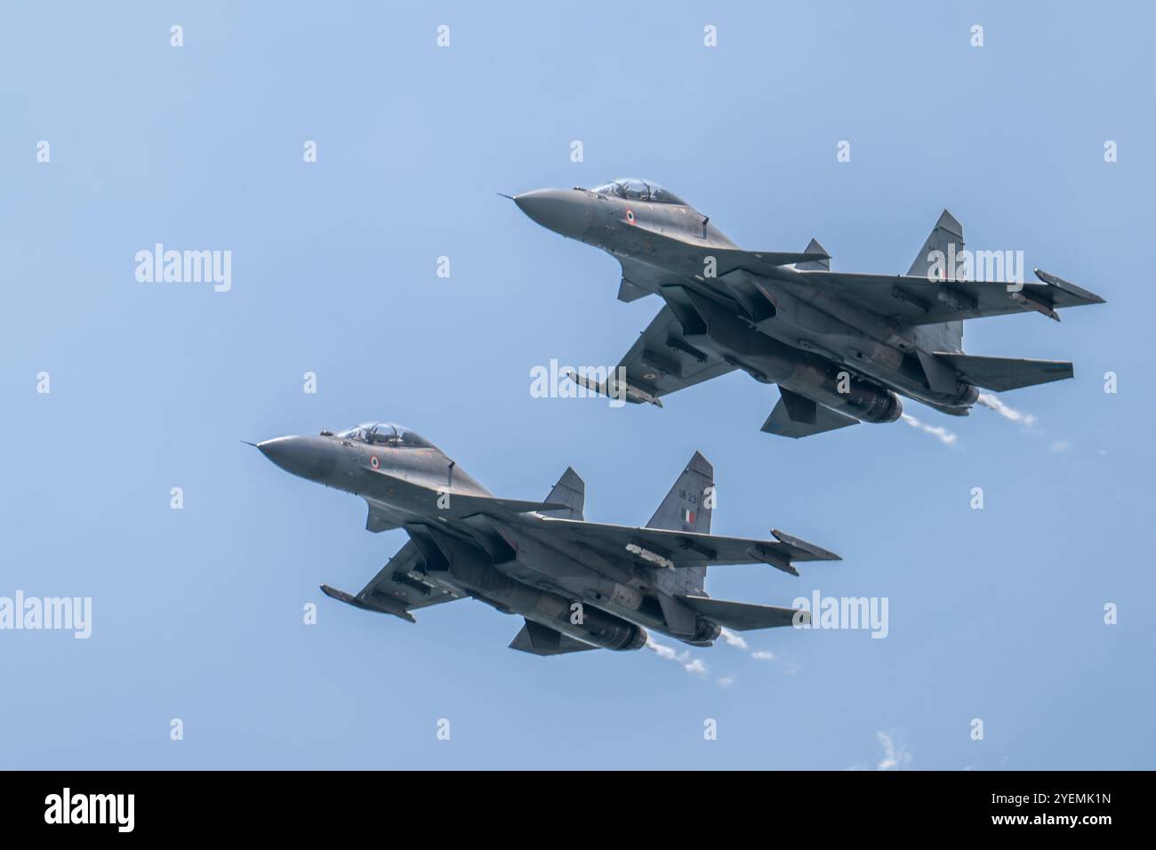 Sukhoi su-30 MKI dell'aeronautica indiana Foto Stock