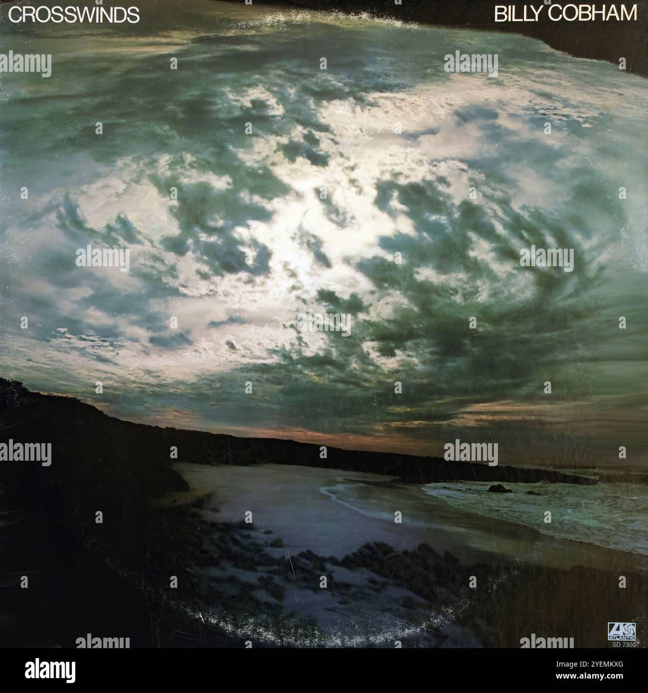 Billy Cobham Crosswinds - copertina originale in vinile Foto Stock