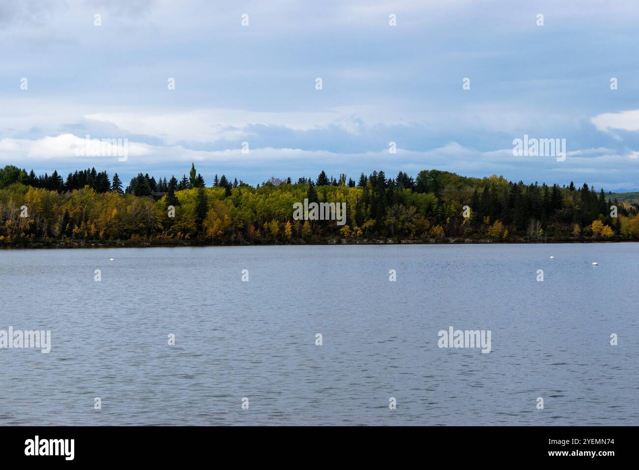 Paesaggio autunnale dal sentiero Foto Stock