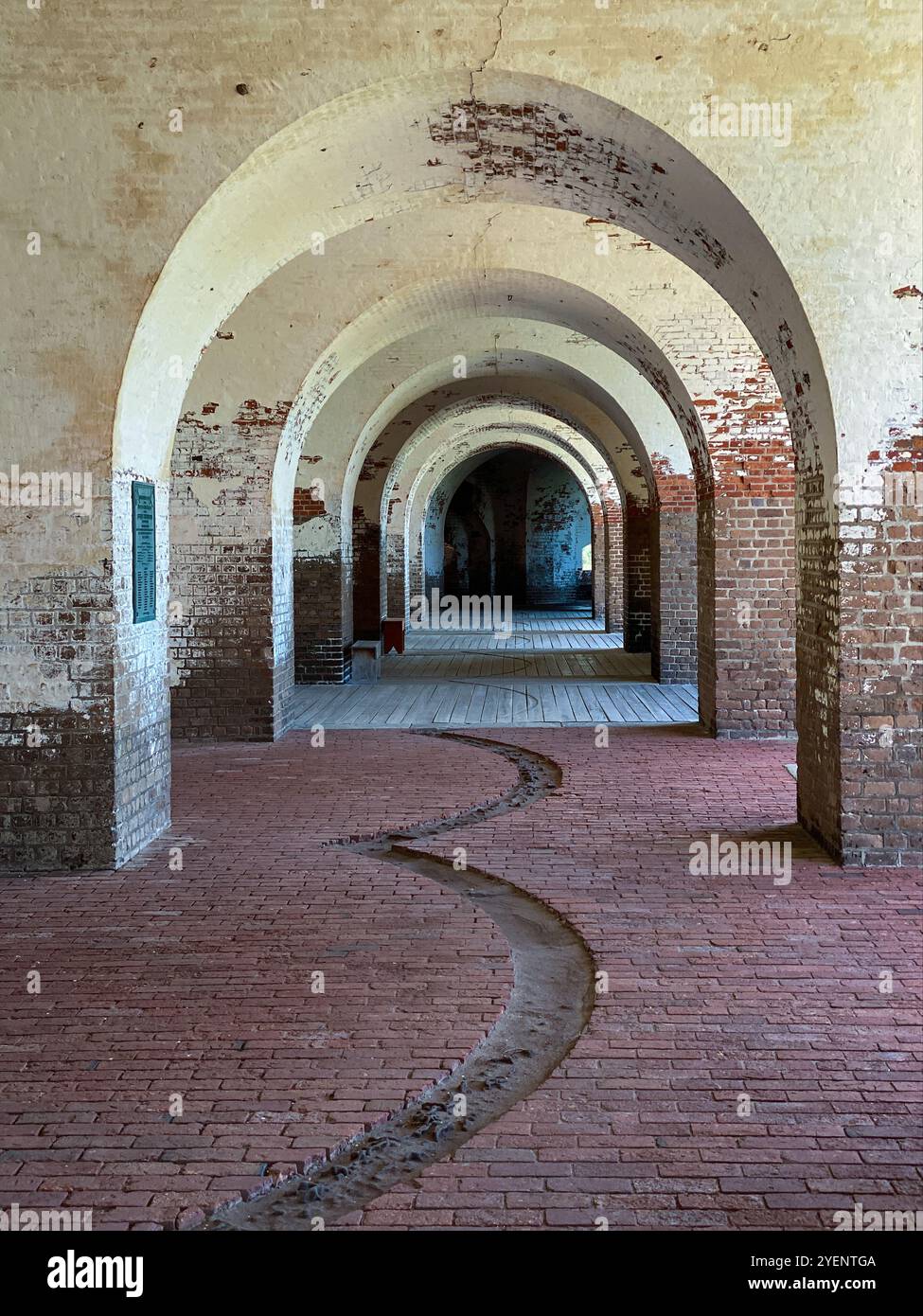 Fort Pulaski National Monument, Savannah, Georgia, Stati Uniti - Immagine stock catturata con smartphone