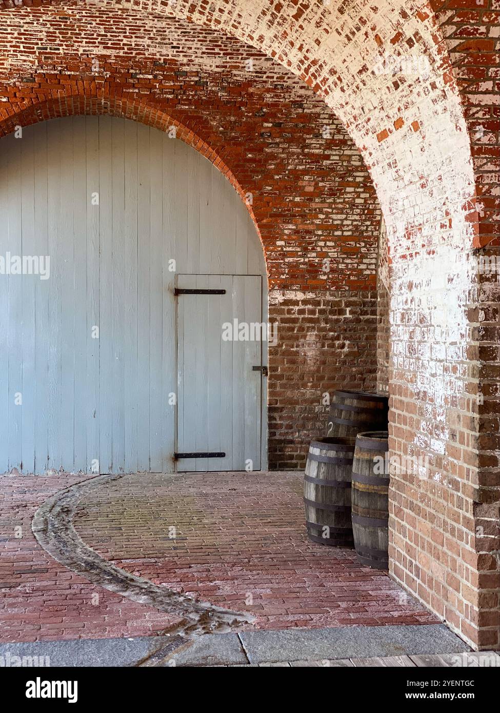 Fort Pulaski National Monument, Savannah, Georgia, Stati Uniti - Immagine stock catturata con smartphone