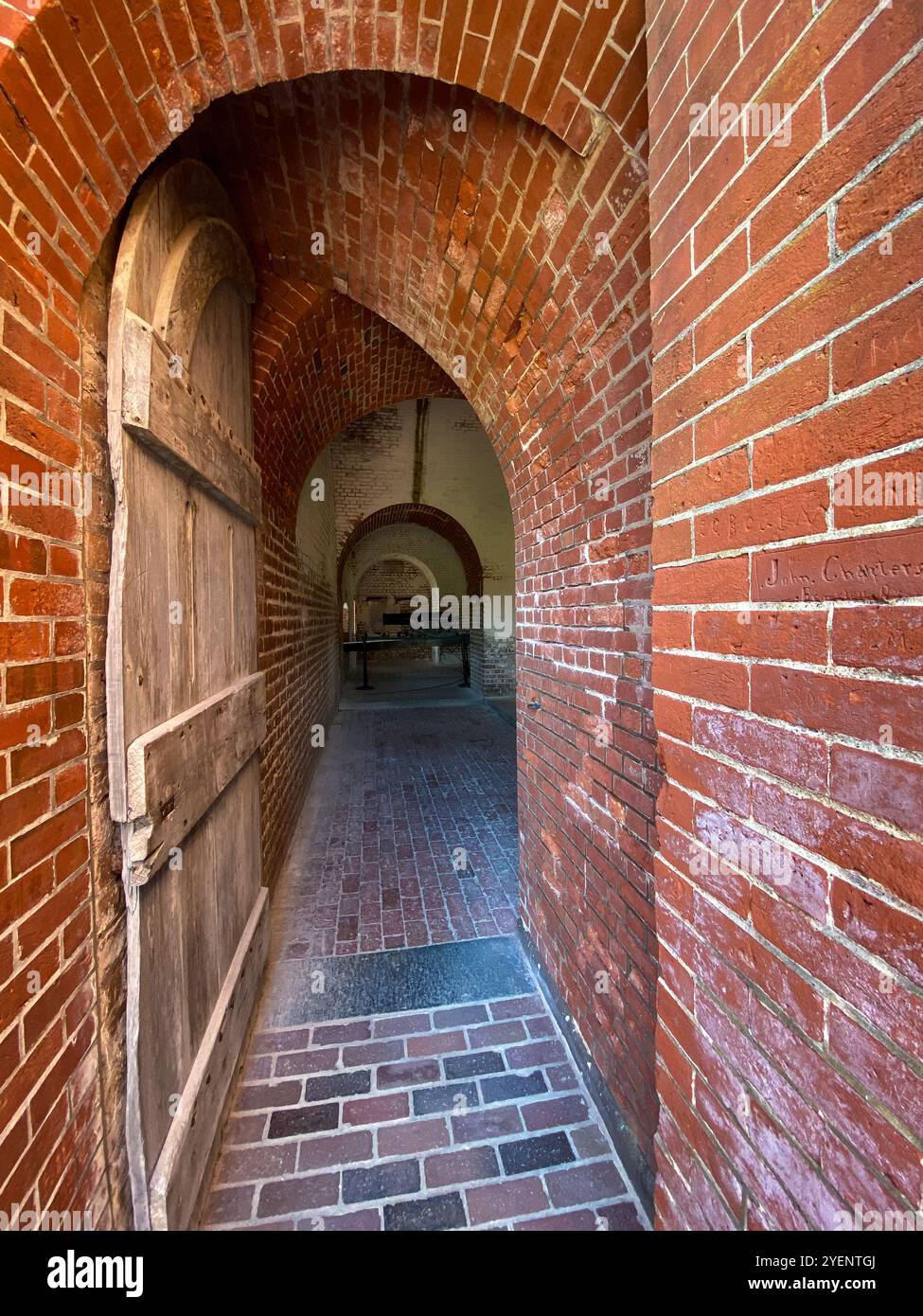 Fort Pulaski National Monument, Savannah, Georgia, Stati Uniti - Immagine stock catturata con smartphone