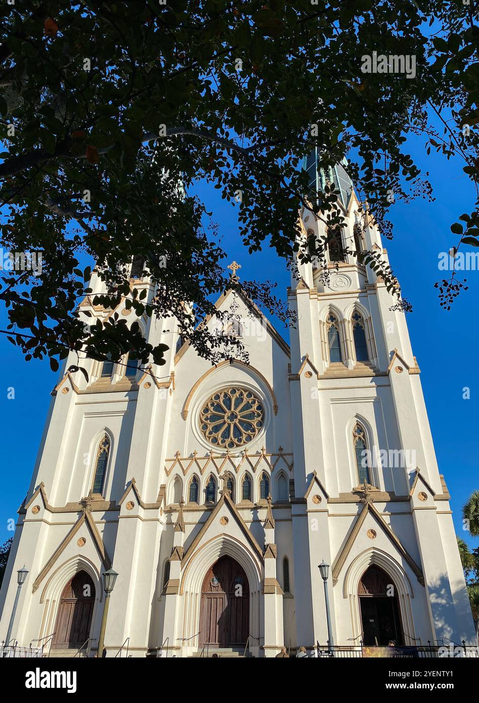 Cattedrale di San Giovanni Battista a Savannah, Georgia, Stati Uniti d'America Foto Stock