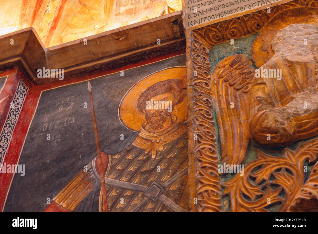 Affreschi della chiesa di Chora o della moschea Kariye a Istanbul. Istanbul Turchia - 8.17.2024 Foto Stock
