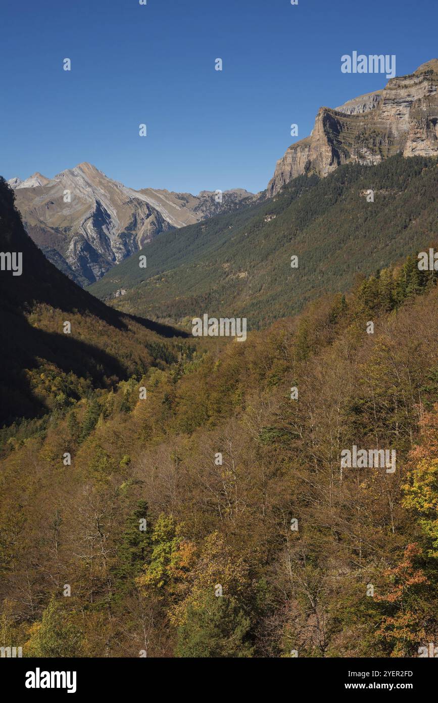 Parco nazionale Ordesa y monte perdido, Huesca, Aragona, Spagna, Europa Foto Stock