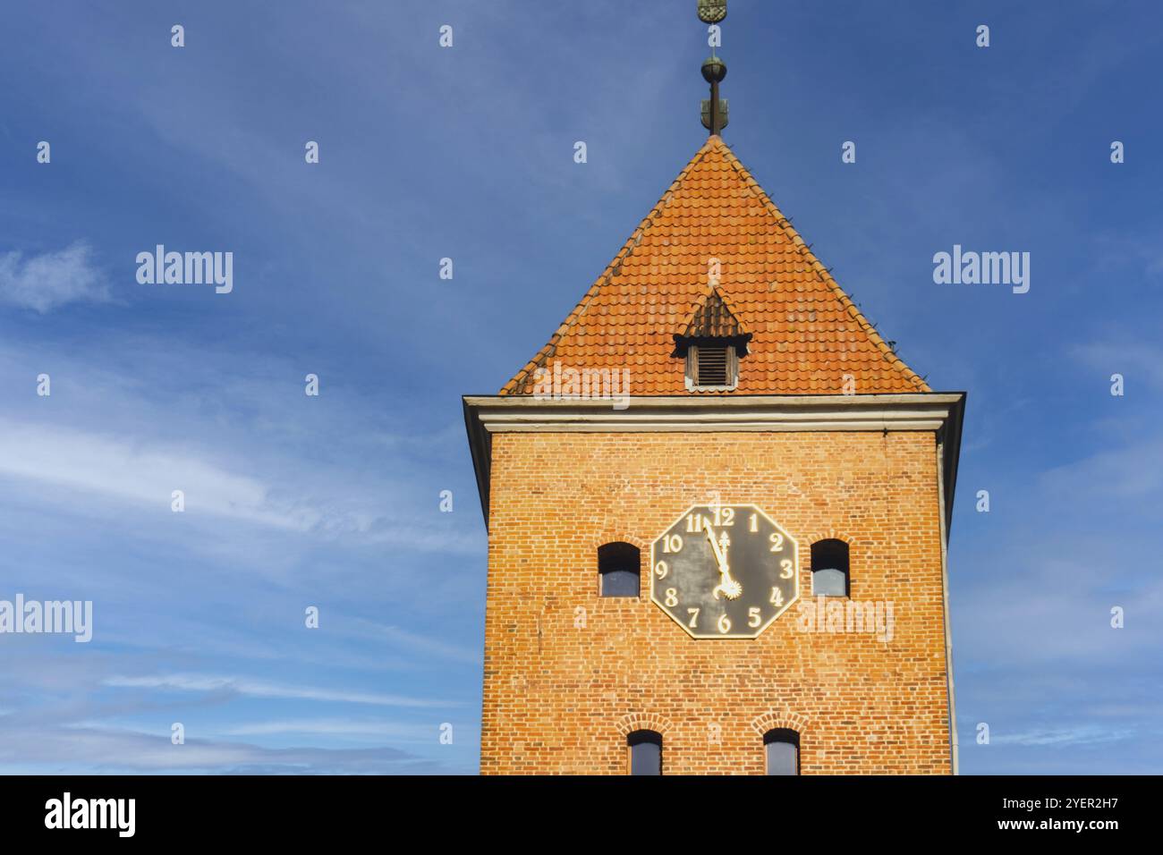 Elblag, Polonia, agosto 2022. L'architettura ospita l'edificio Vista della Citta' dell'architettura famosa destinazione turistica di viaggio Elblag. Mus Foto Stock