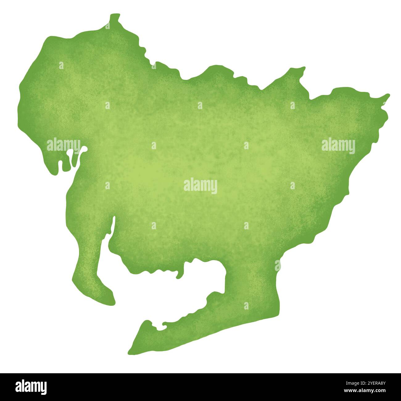 Mappa della prefettura di Aichi Foto Stock