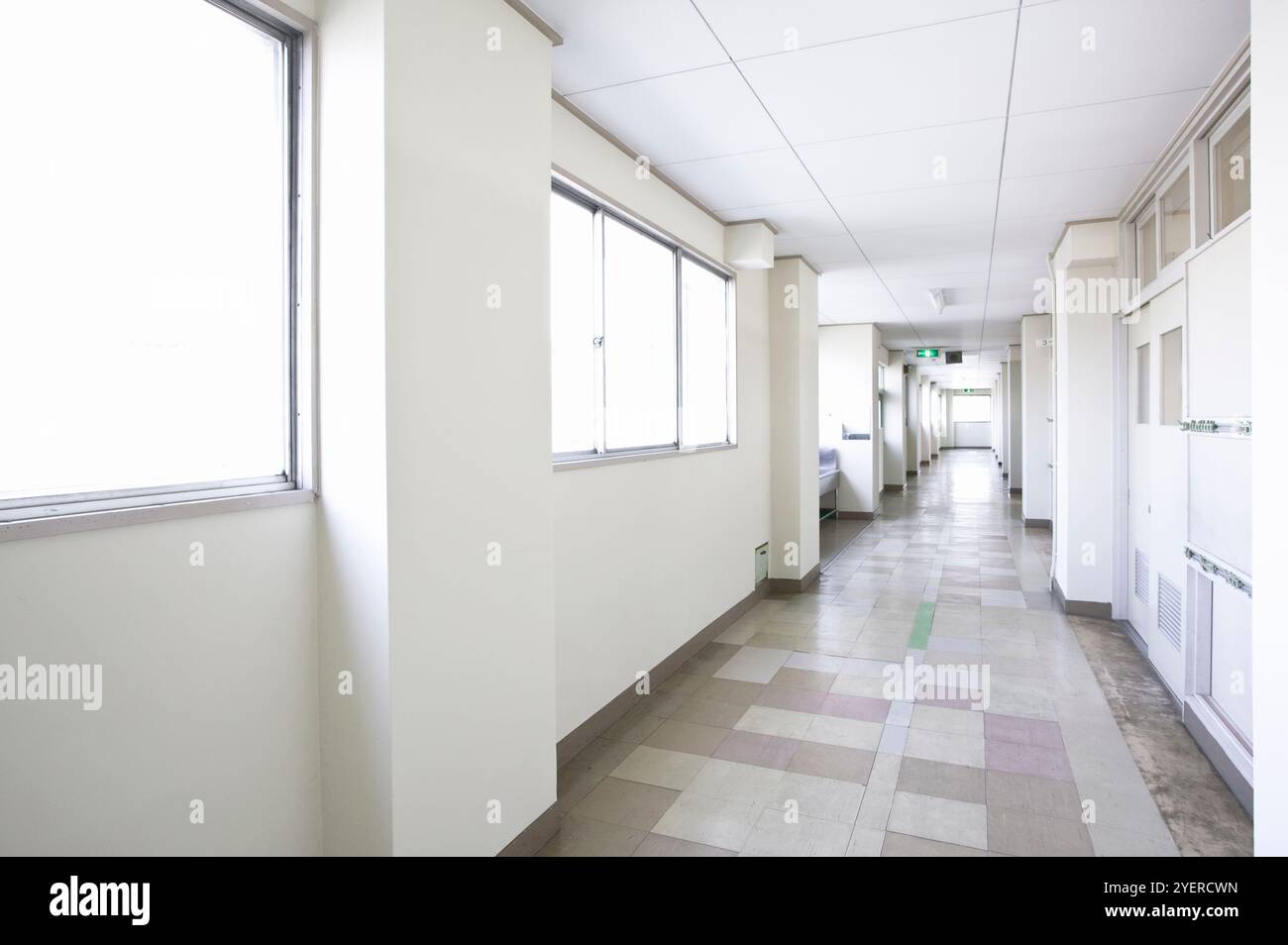 Corridoio di scuola Foto Stock