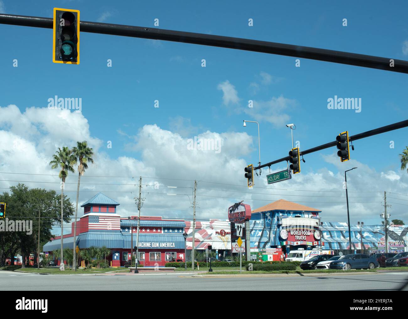 Immagine esterna del negozio di mitragliatrici a Orlando, Florida, America ottobre 2024 Foto Stock