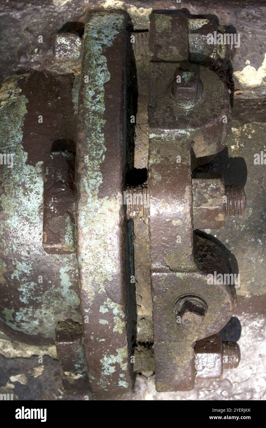 Giunti dei tubi dell'acqua Foto Stock