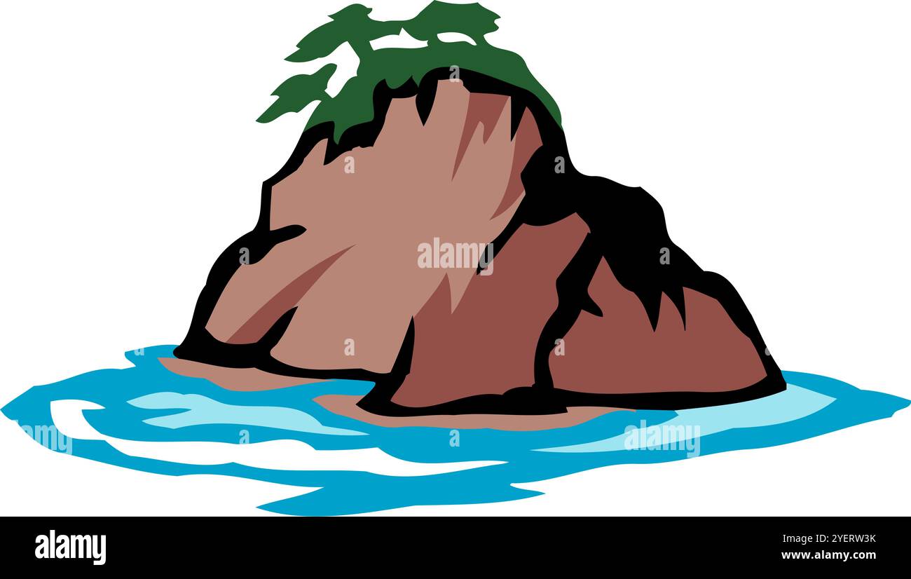 Parete rocciosa Foto Stock