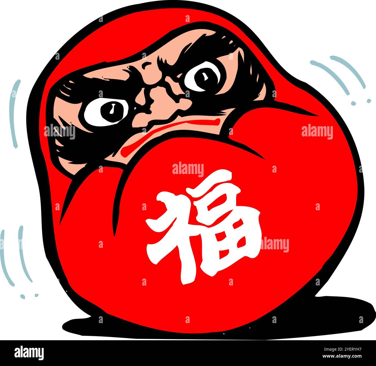 Bambola Daruma Foto Stock