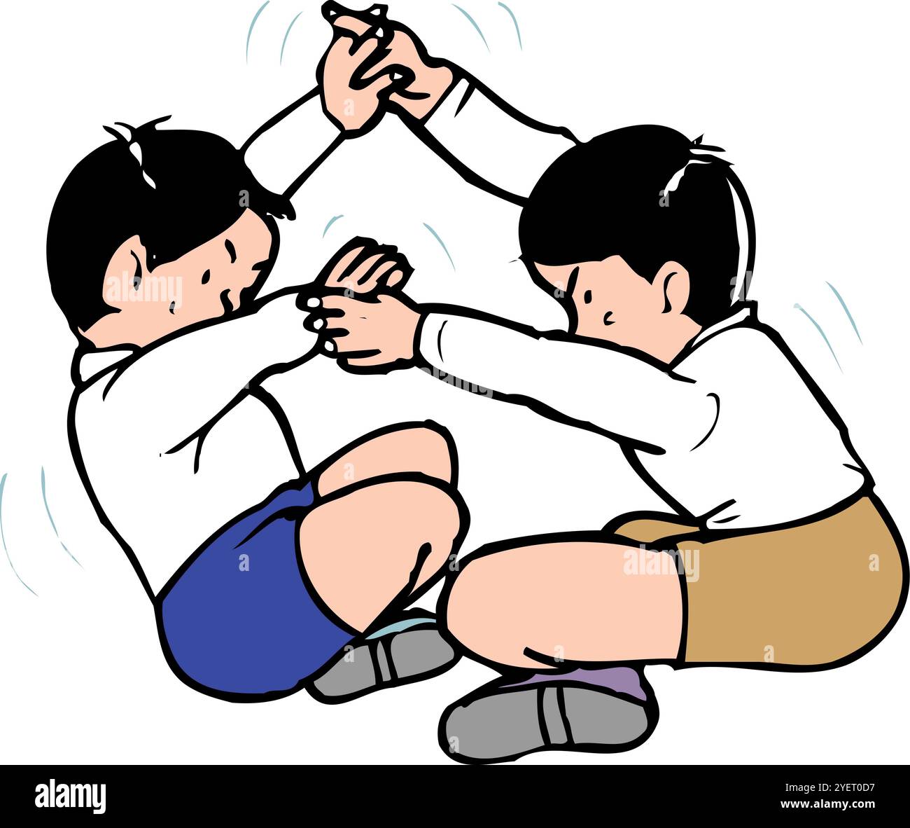 Seduti a parlare Foto Stock