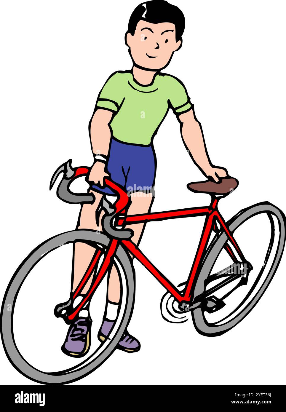 Escursioni in bicicletta Foto Stock