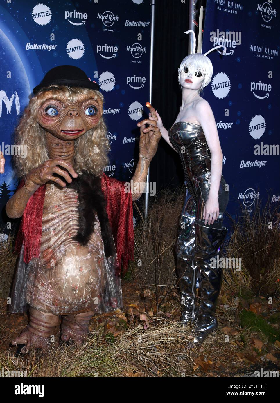 31 ottobre 2024, New York, NY, Stati Uniti: Heidi Klum e Leni Klum partecipano al 23° annuale Heidi Klum Halloween Party all'Hard Rock Hotel di New York. 31 ottobre 2024. (Credit Image: © Photo Image Press via ZUMA Press Wire) SOLO PER USO EDITORIALE! Non per USO commerciale! Foto Stock