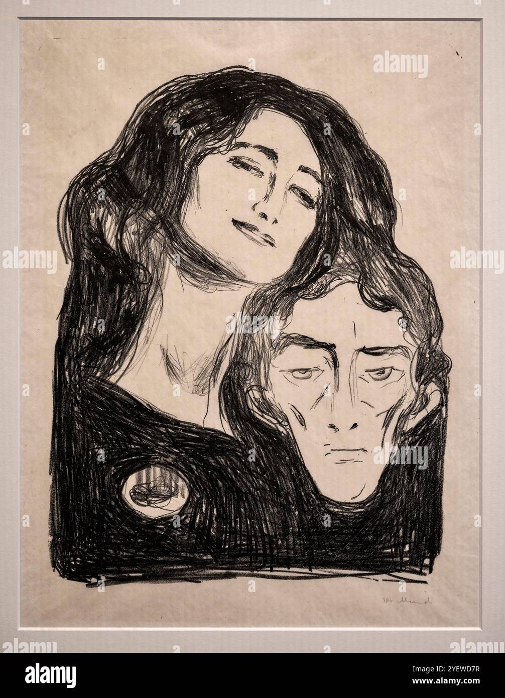 Salomè - litografia - Edward Munch - 1903 - Oslo, Museo Munch Foto Stock
