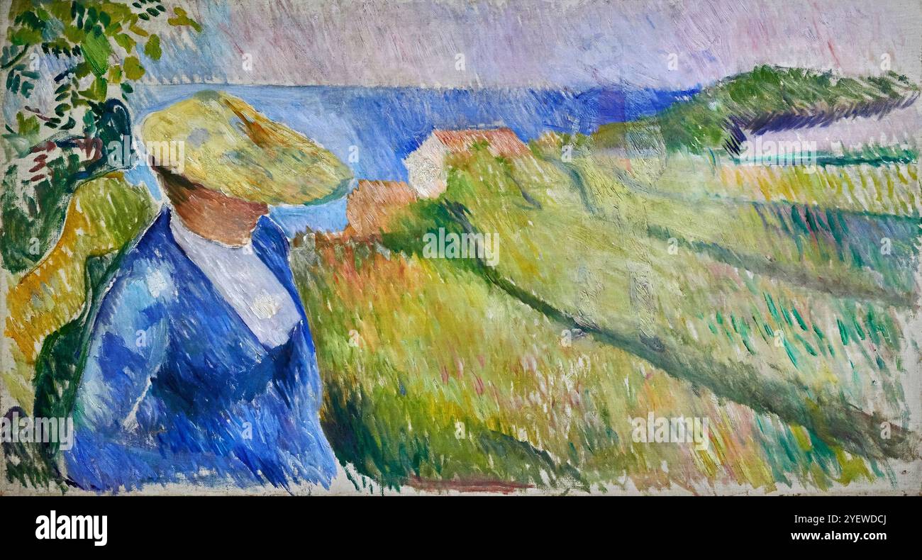 All'aria aperta - olio su tela - Edward Munch - 1891 - Oslo, Museo Munch Foto Stock