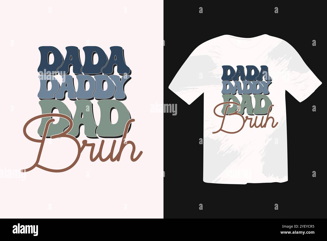 T-shirt SVG per la festa del papà Illustrazione Vettoriale
