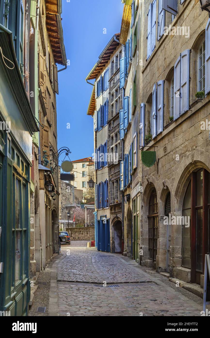 Nel centro di le Puy en Velay, Francia, Europa Foto Stock