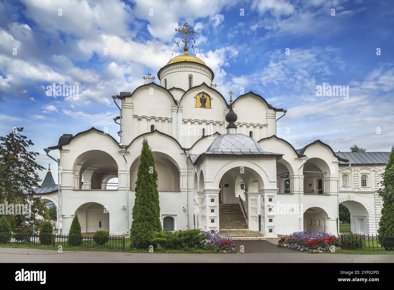 Cattedrale di Pokrovsky nel convento dell'Intercessione, Suzdal, Russia, Europa Foto Stock